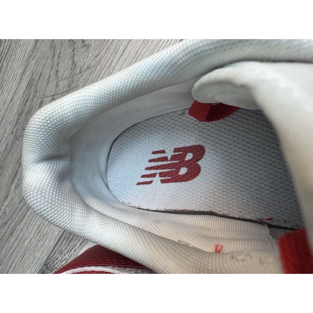 New Balance 480  Kids Sz 12 Shoes Red White Athletic Low Top Sneaker - Picture 11 of 11